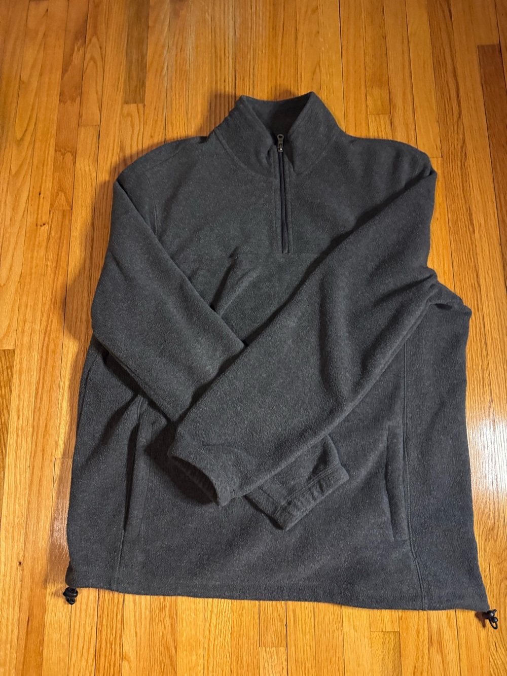 Croft & Barrow Gray Quarter Zip Pullover Men’s Large
